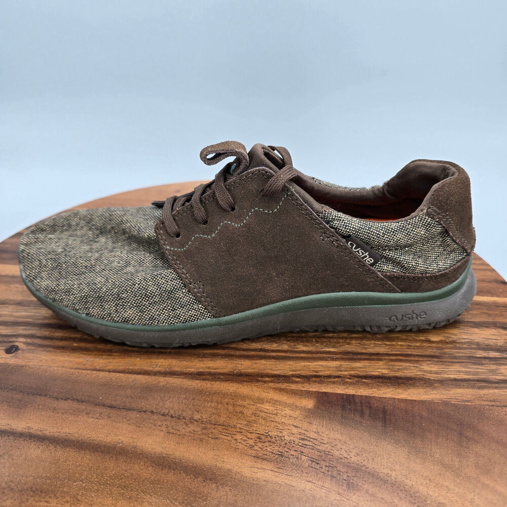 Cushe Getaway Shoes Men's 9 Dark Brown Wool Lightweight Lace Up Casual Sneakers